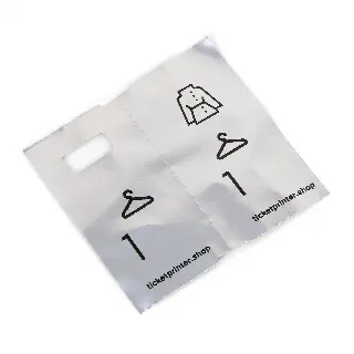 1000 numéros de vestiaire pré-imprimés, miroir argent