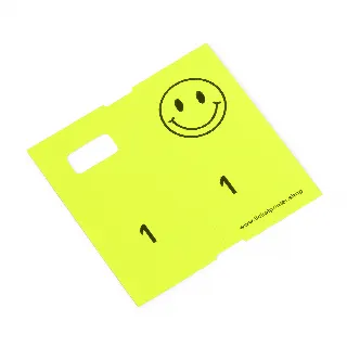 1000 numéros de garde-robe pré-imprimés, jaune fluo