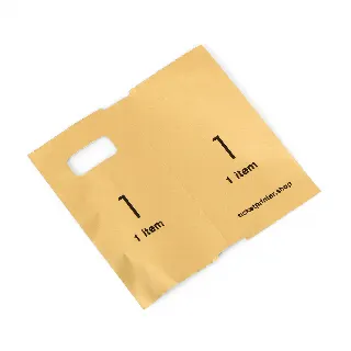 1000 numéros de vestiaire pré-imprimés, or avec impression noire
