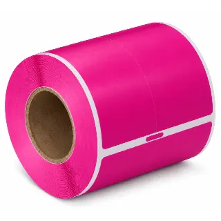 Etiquettes pour bagages CoatCheck, 14x 160 tickets, rose