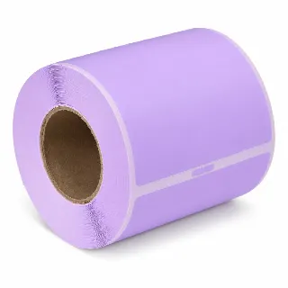 Etiquettes pour bagages CoatCheck, 14x 160 tickets, violet