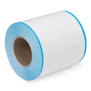 Tickets de vestiaire Coatcheck, 14 rouleaux x 325 tickets, blanc avec bordure bleue