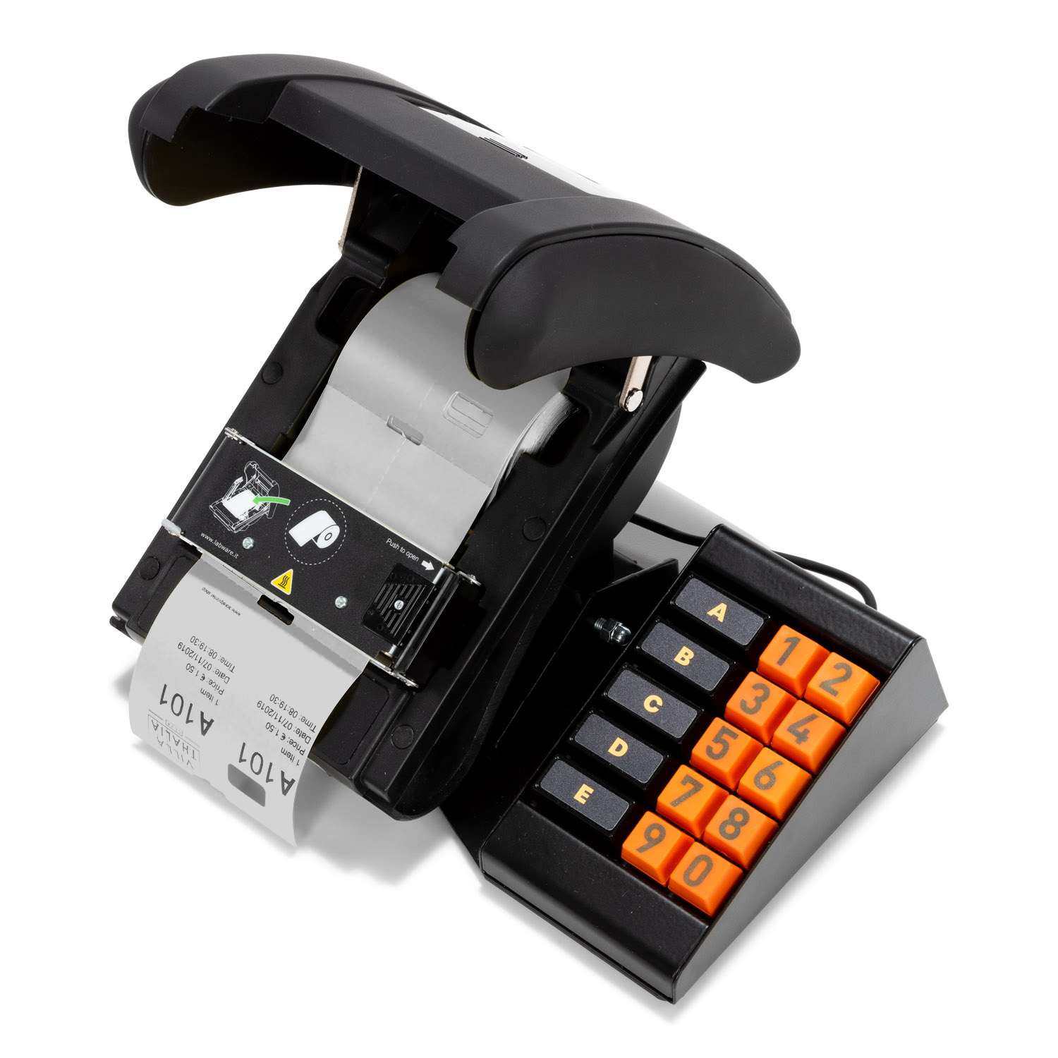 Tickets de vestiaire Coatcheck, 14 rouleaux x 325 tickets, Argent/Gris – Image 5