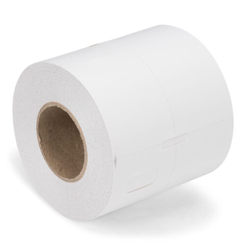 Coatcheck garderobe tickets, 14 rollen x 325 tickets, wit